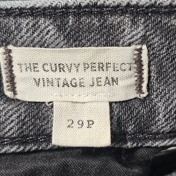 MADEWELL The Curvy Perfect Vintage Jean Gray Size 29P - Picture 6 of 8